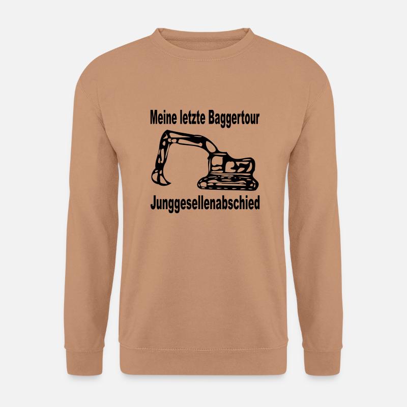Junggesellenabschied - Einmal noch baggern - Unisex Pullover - Mocca