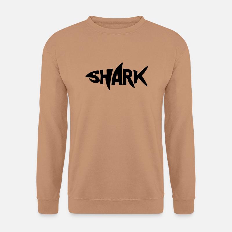 2541614 127470531 shark - Unisex Pullover - Mocca