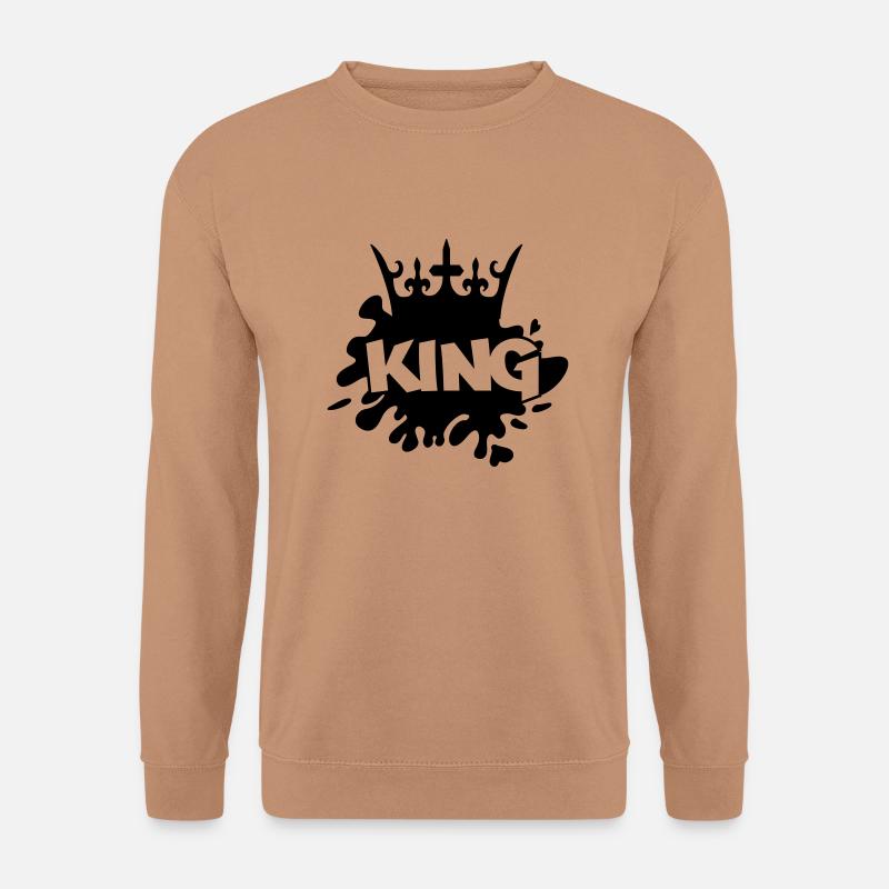 king - Unisex Pullover - Mocca