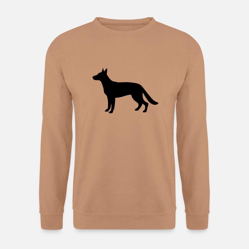 German / Belgian Shepherd Dog - Unisex Sweatshirt - mocha