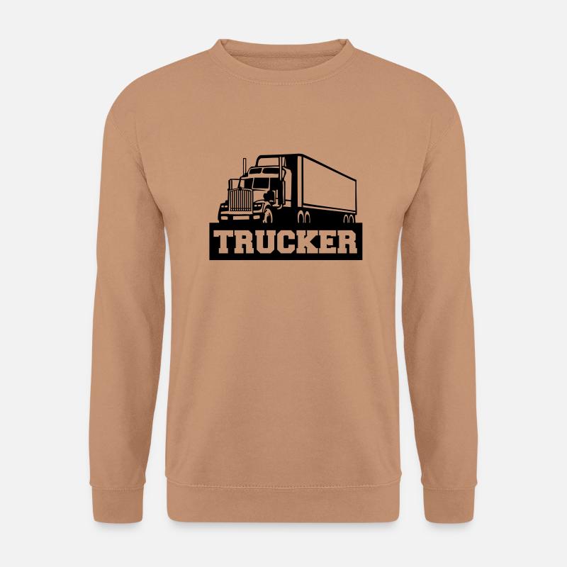 trucker_t1 - Unisex Pullover - Mocca
