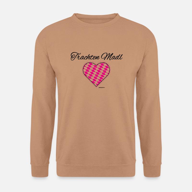Trachten Madl - Unisex Pullover - Mocca