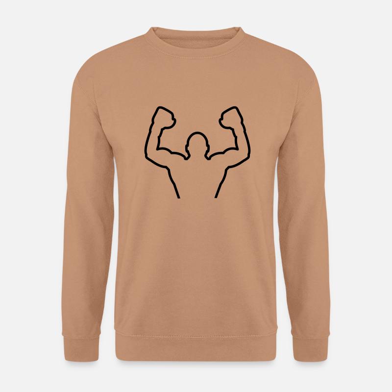boxer_f1 - Unisex Pullover - Mocca