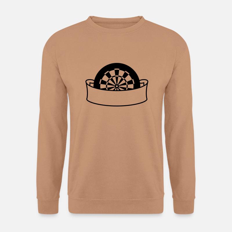 Darts Board Banner - Unisex Pullover - Mocca
