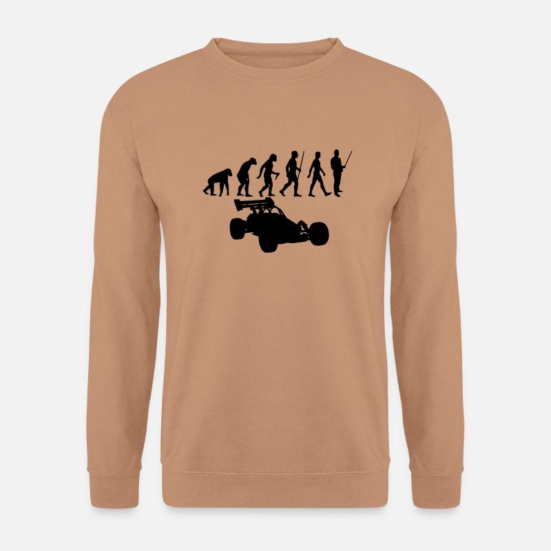 Evolution rc car - Unisex Pullover - Mocca