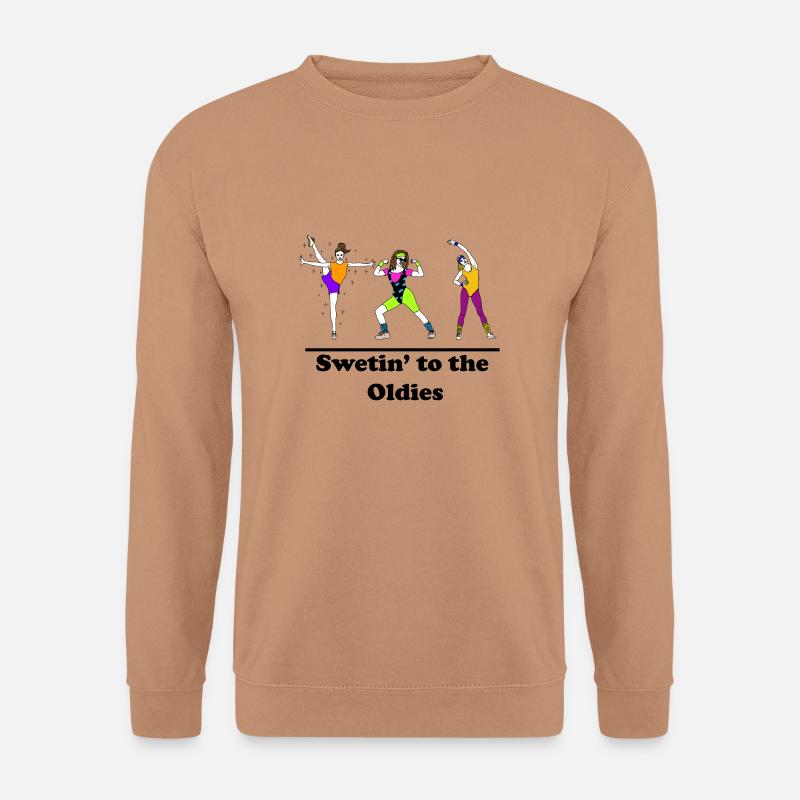 Schwitzen zu den Oldies - Unisex Pullover - Mocca