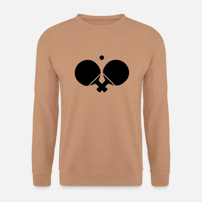 Tischtennis Symbol - Unisex Pullover - Mocca