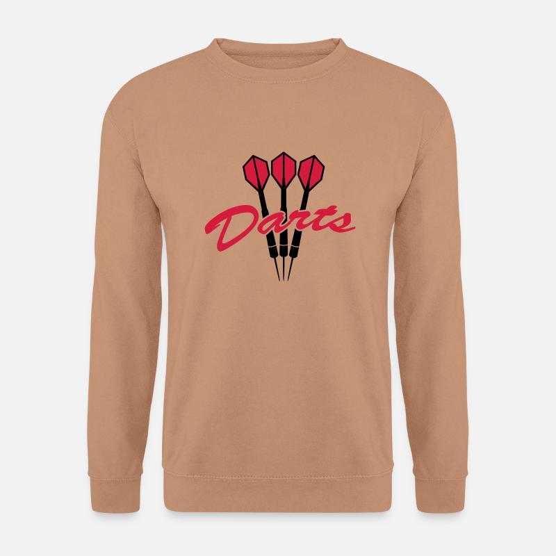 Darts Logo - Unisex Pullover - Mocca