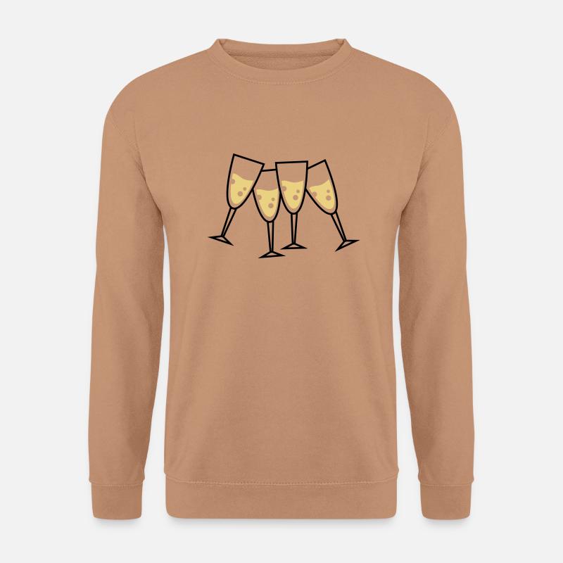 sekt glaeser - Unisex Pullover - Mocca