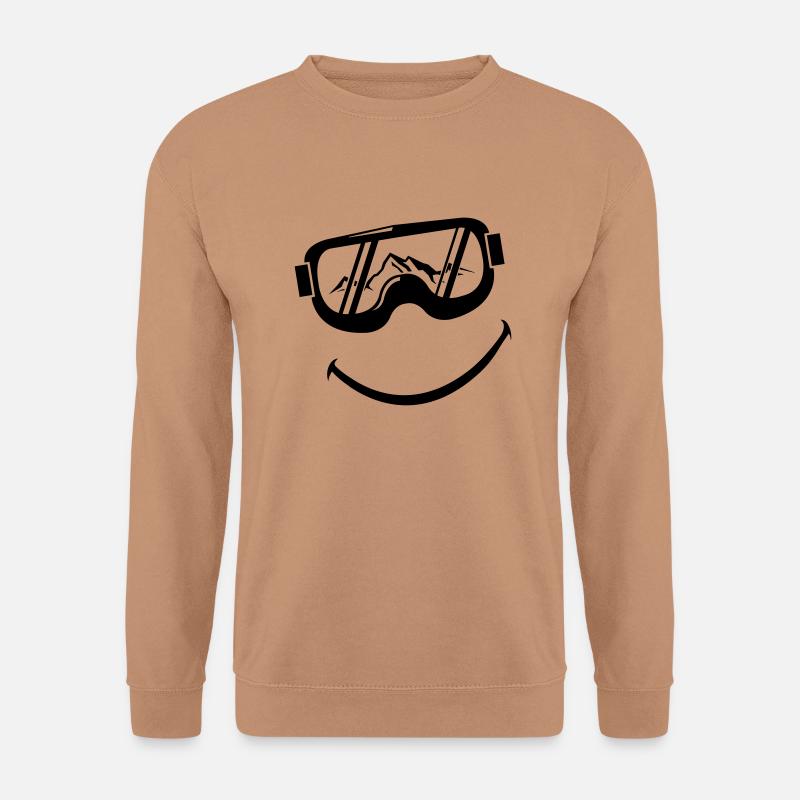 ski_face - Unisex Sweatshirt - mocha