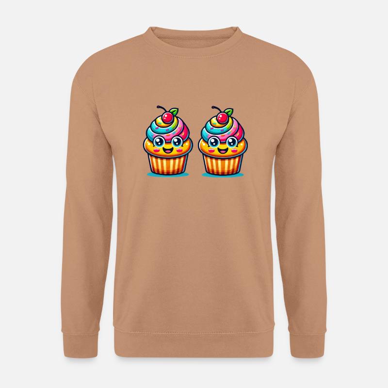cupcake 2 - Unisex Pullover - Mocca