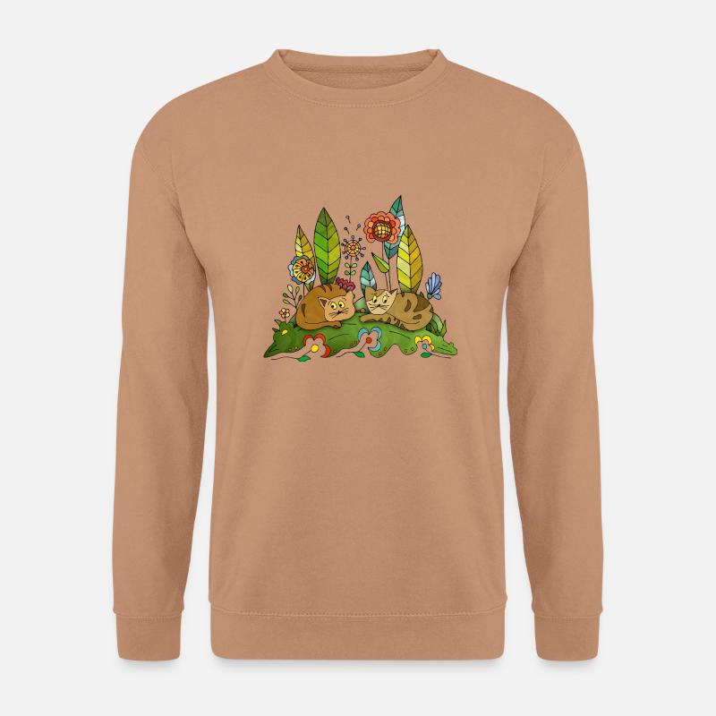 Katzen - Unisex Pullover - Mocca