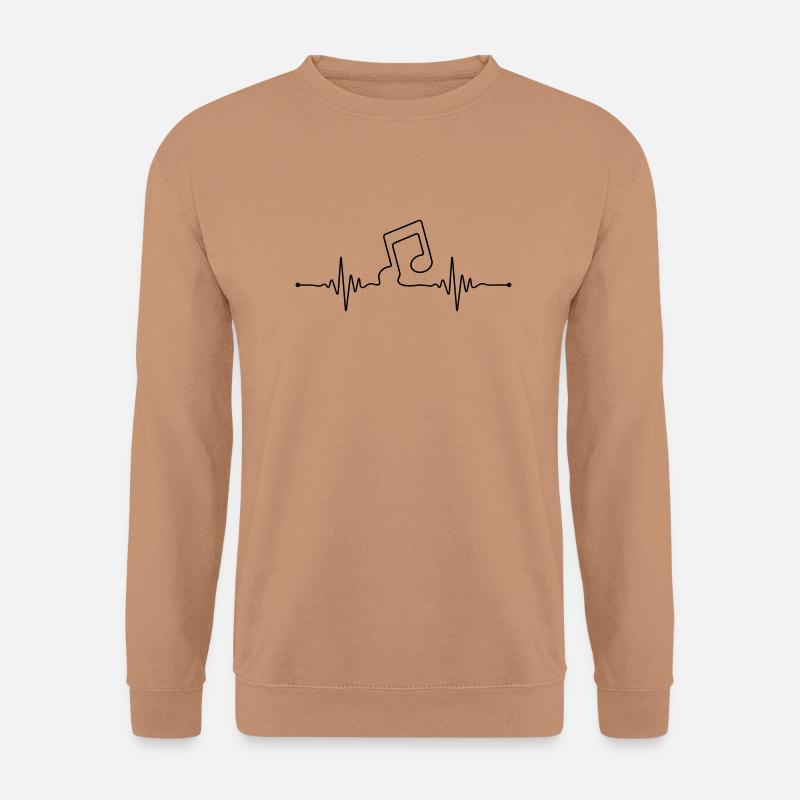 music_beat_2__f1 - Unisex Pullover - Mocca