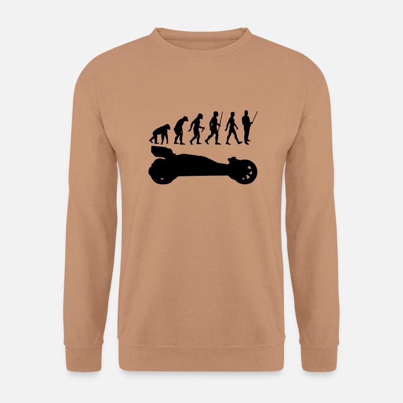 Evolution rc car - Unisex Pullover - Mocca
