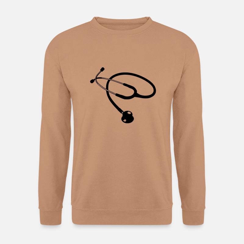 Stethoskop Arzt - Unisex Pullover - Mocca