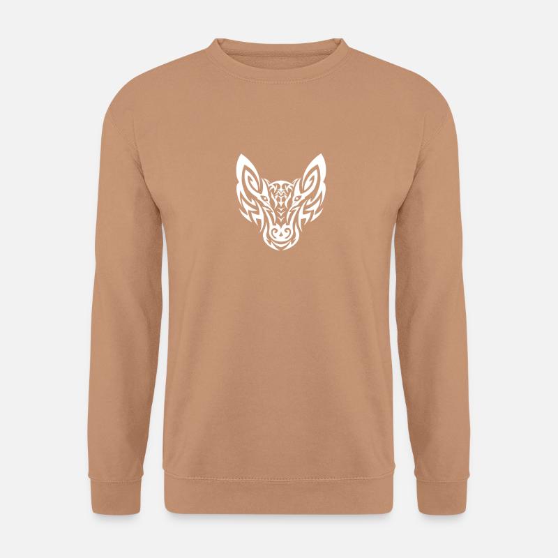 Wolf Weiß - Unisex Pullover - Mocca