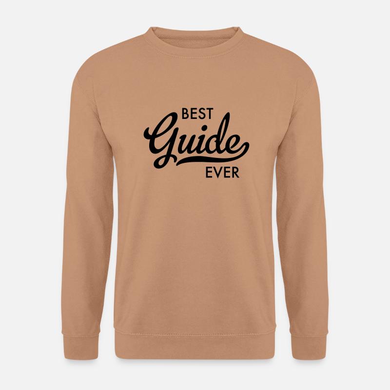 best guide ever - Unisex Pullover - Mocca