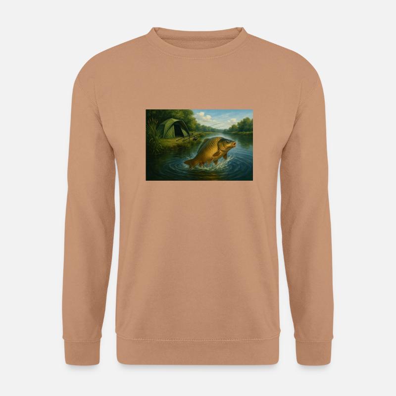 carp am see - Unisex Pullover - Mocca