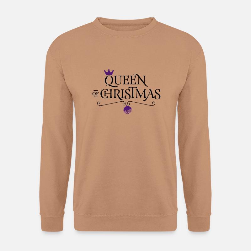 lustige Weihnachten - Unisex Pullover - Mocca