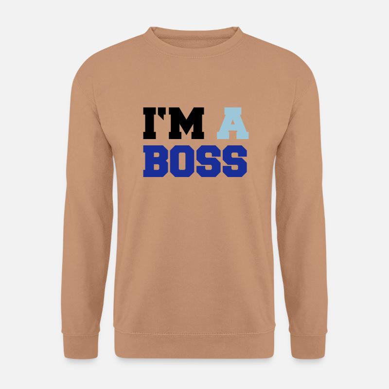 im_a_boss02 - Unisex Sweatshirt - mocha