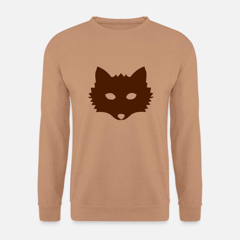 Fuchs einfarbig - Unisex Pullover - Mocca