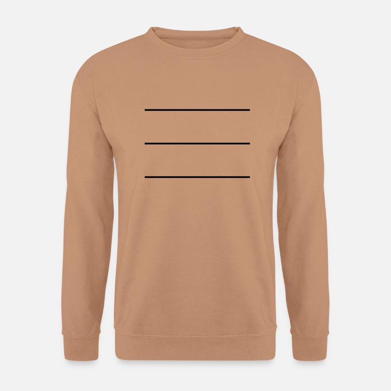 3_lines - Unisex Pullover - Mocca