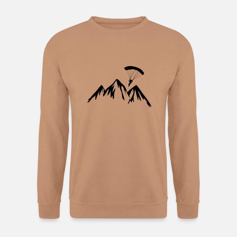Paragliding Extremsport Paraglider - Unisex Pullover - Mocca