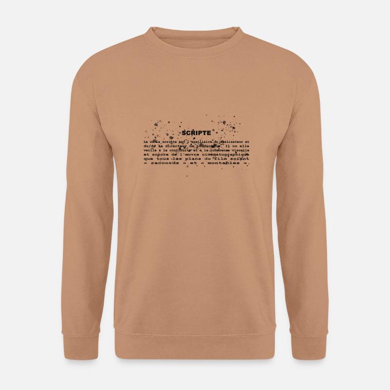 Définition de scripte - Sweat-shirt Unisexe - moka