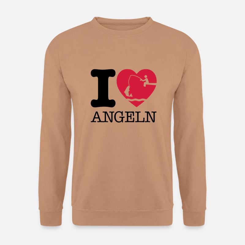 angeln_love - Unisex Pullover - Mocca