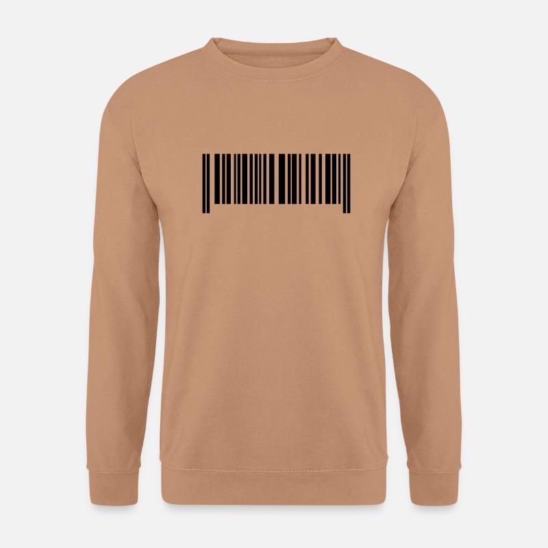 barcode_1__f1 - Unisex Sweatshirt - mocha