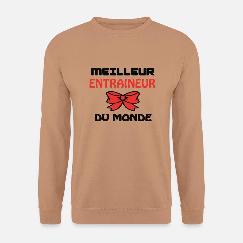 BESTER TRAINER DER WELT - Unisex Pullover - Mocca
