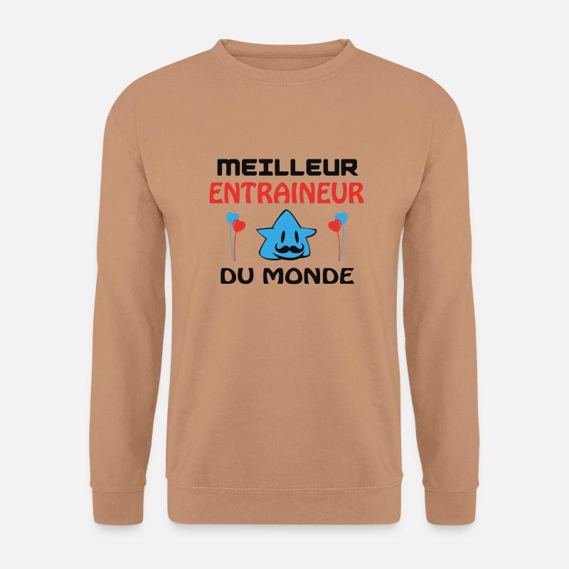 BESTER TRAINER DER WELT - Unisex Pullover - Mocca