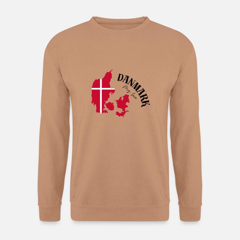 Dänemark, meine Liebe - Unisex Pullover - Mocca