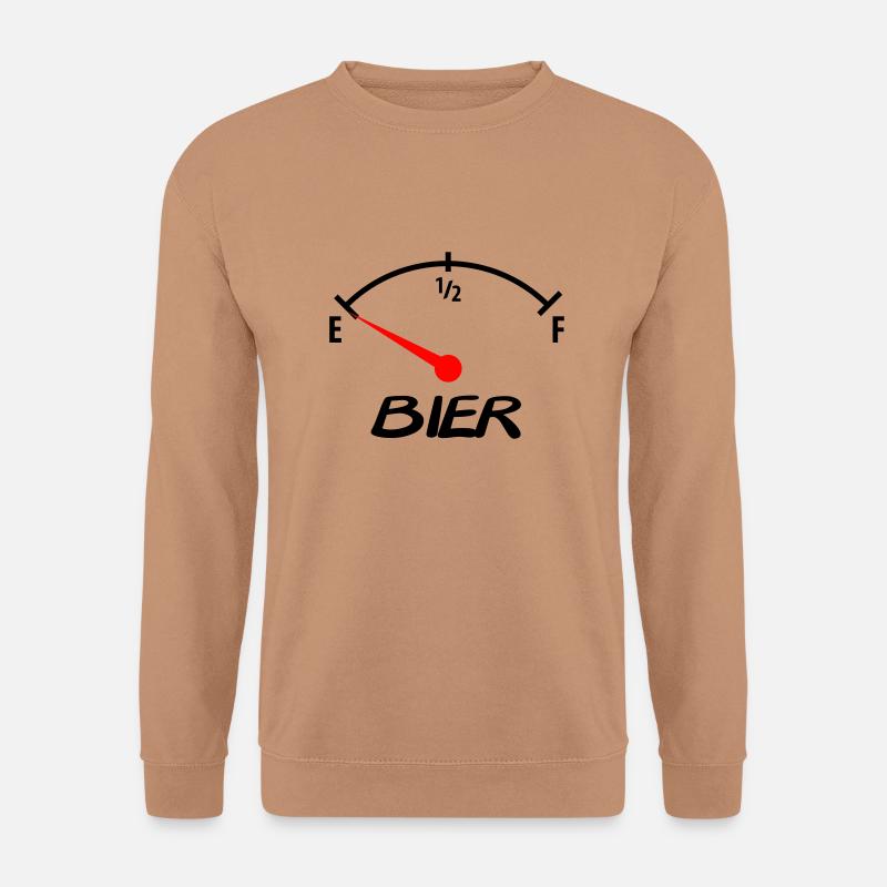 bier - Unisex Pullover - Mocca