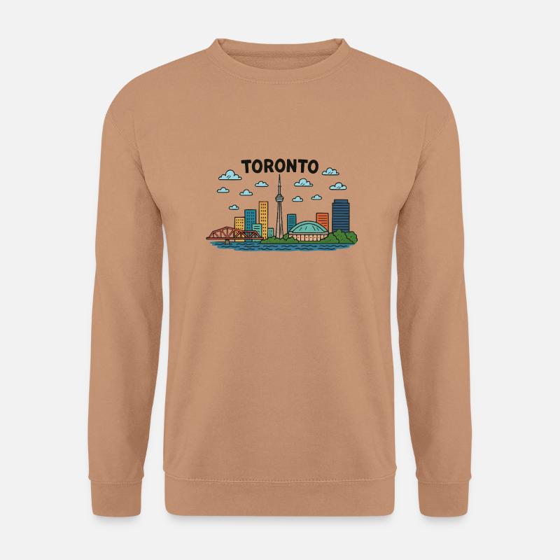 toronto stadt kanada - Unisex Pullover - Mocca