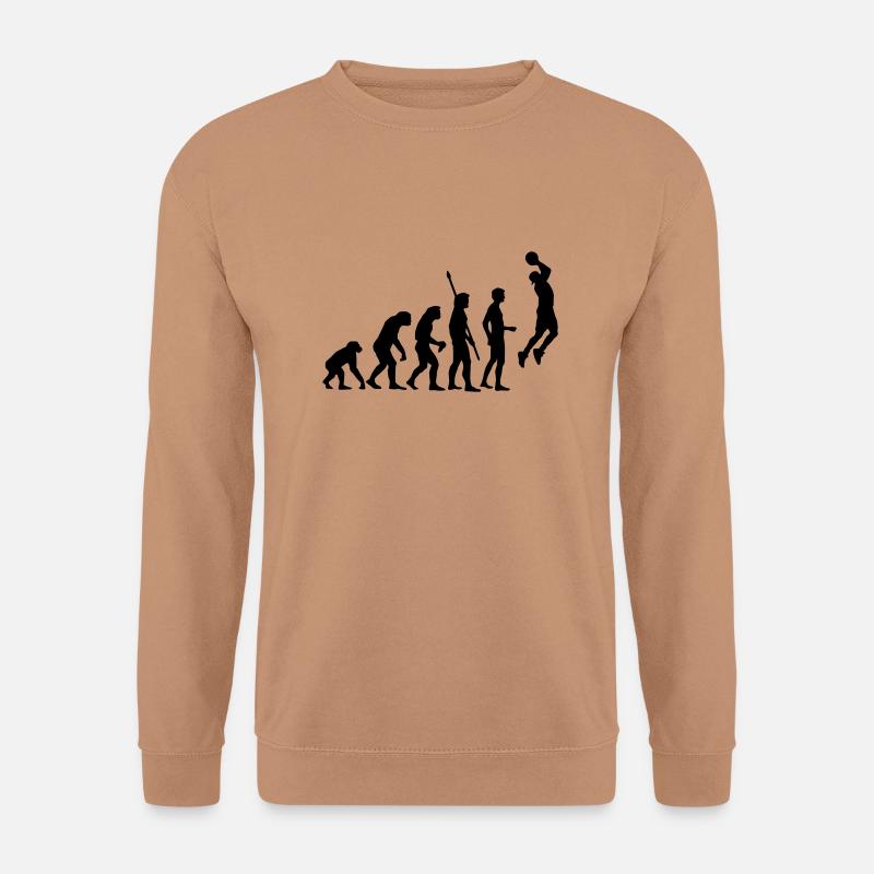 evolution_basketball_b_1c - Sweat-shirt Unisexe - moka