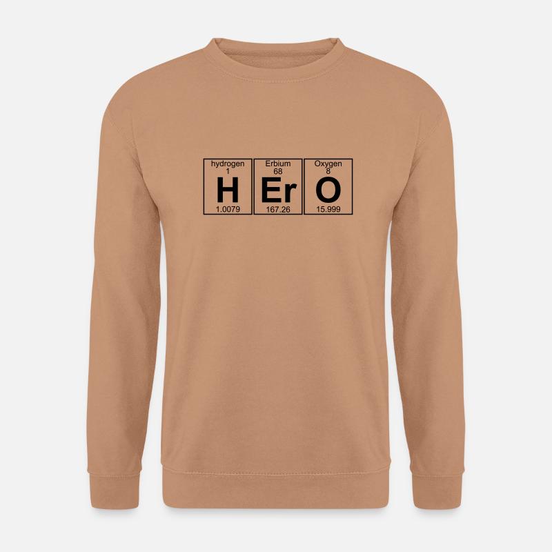 H-Er-O (hero) - Full - Unisex Pullover - Mocca