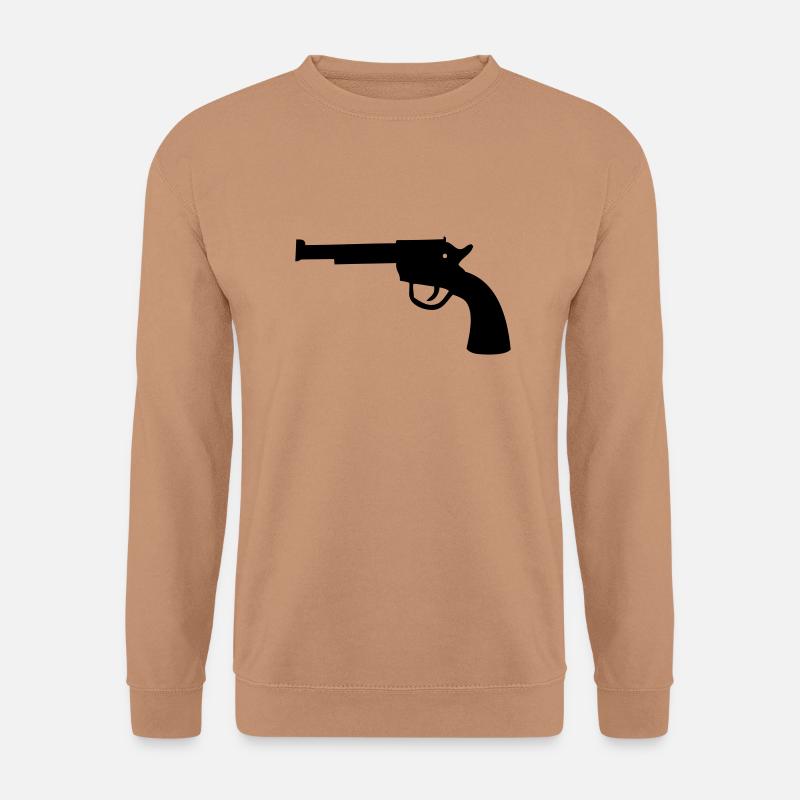 western gun - Unisex Pullover - Mocca