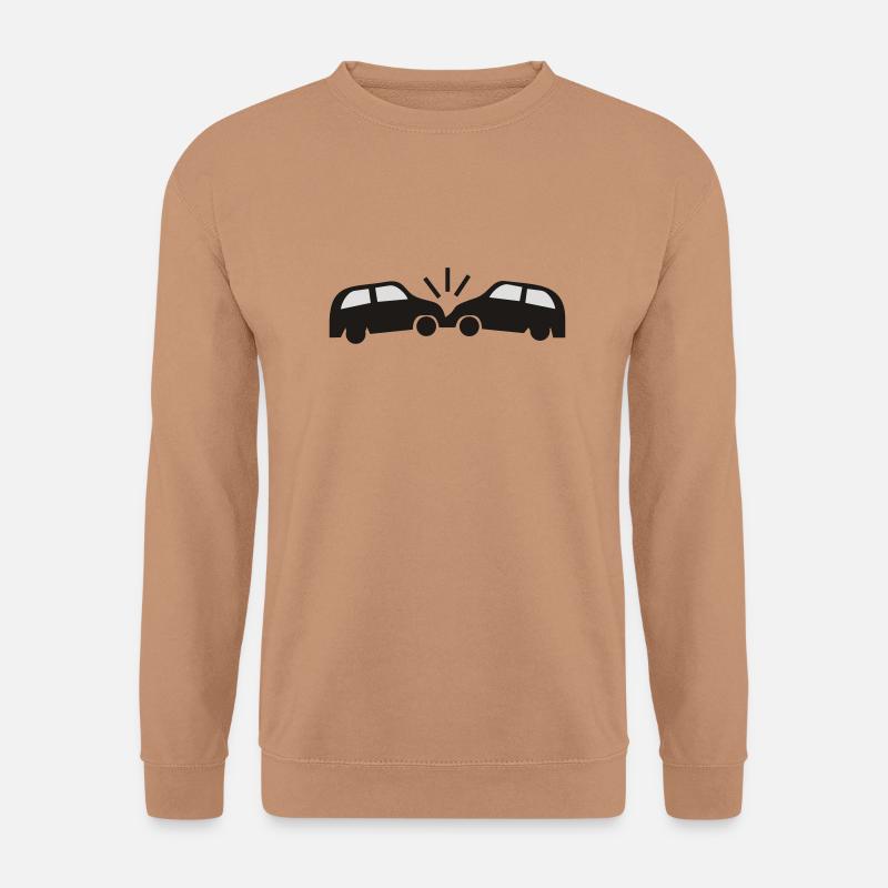 Car Crash - Unisex Pullover - Mocca