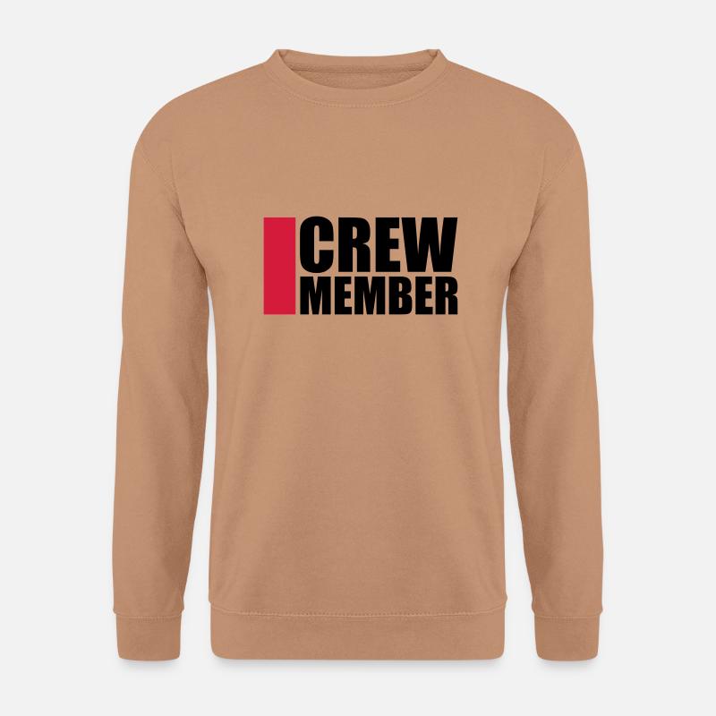 Cool Crew Member Logo-Design - Unisex Pullover - Mocca