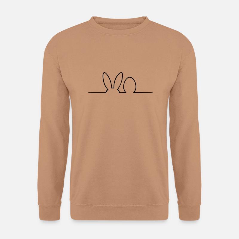 Ostern Silhouette - Unisex Pullover - Mocca