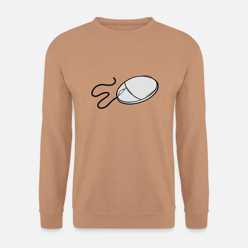Computer mouse - Unisex Pullover - Mocca