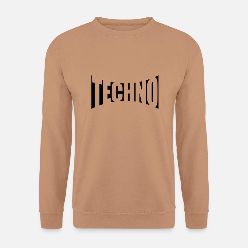 Party Musik Techno - Unisex Pullover - Mocca