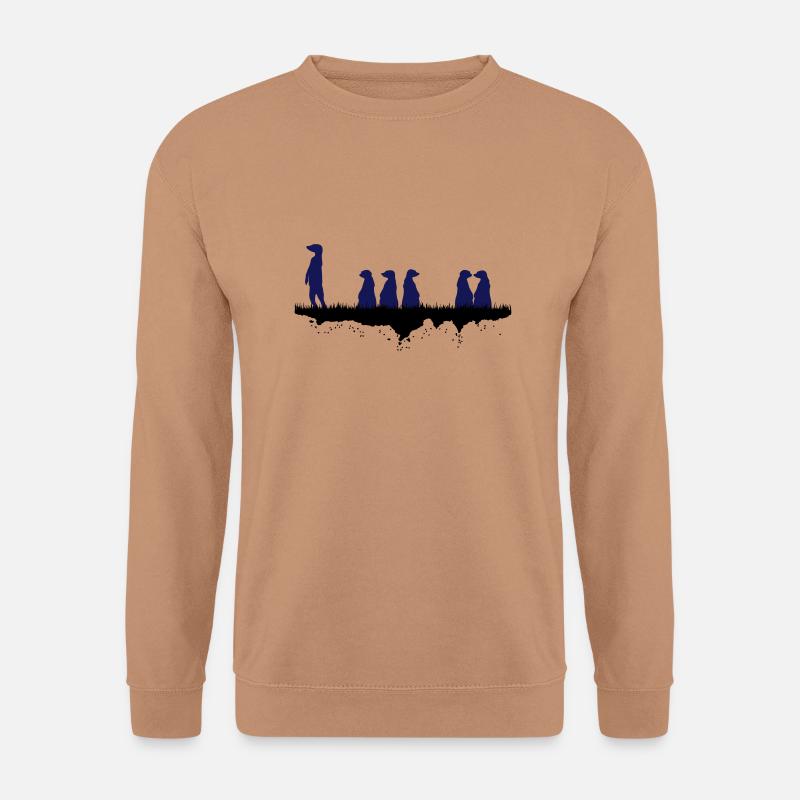 Afrikanische Erdmaennchen - Unisex Pullover - Mocca