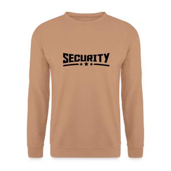 security_design_star_r1 - Sweat-shirt Unisexe - moka - Devant - Alina (178cm) & Michal (187cm)