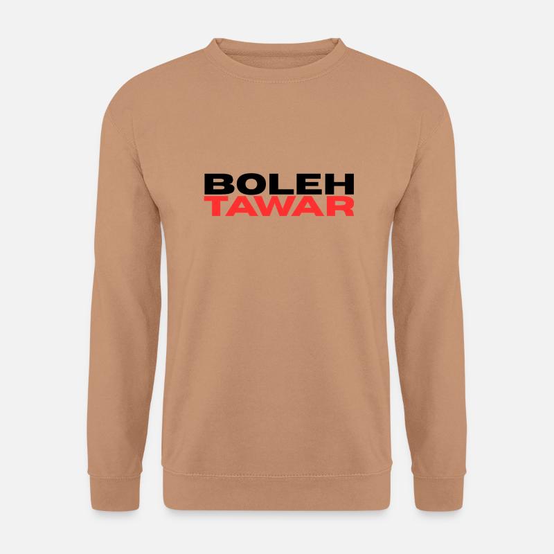 INDONET Boleh Tawar - Unisex Pullover - Mocca