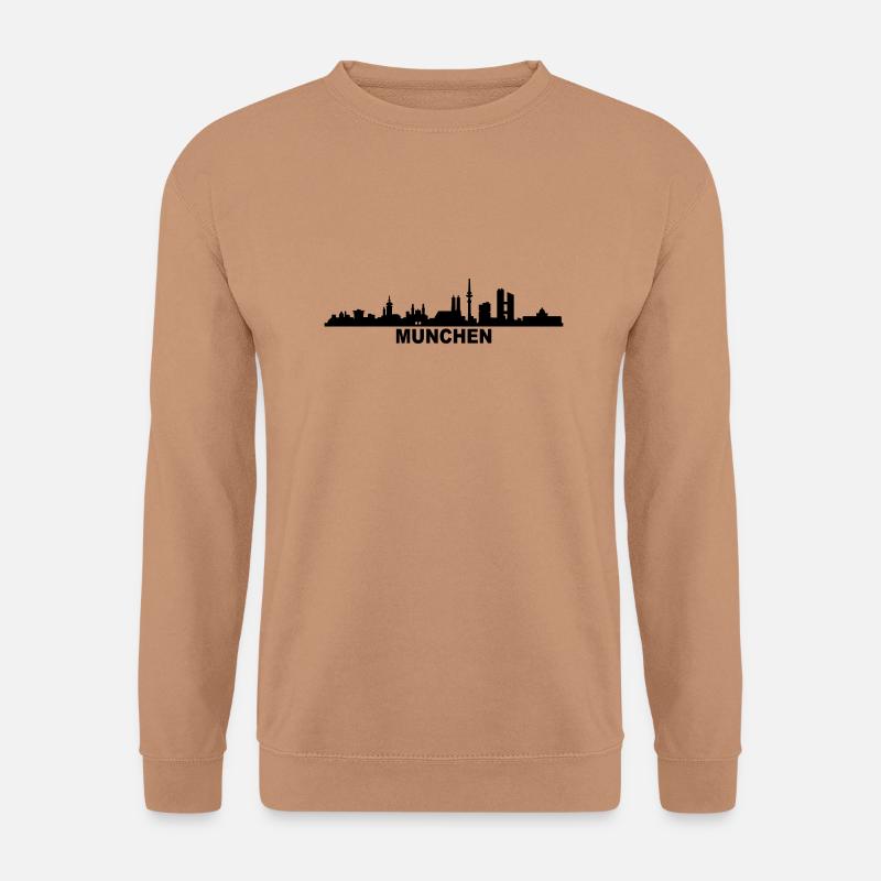 Skyline München - Unisex Pullover - Mocca