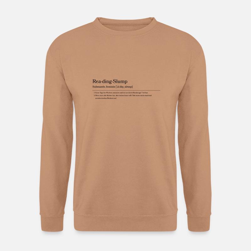 Readingslump - Unisex Pullover - Mocca