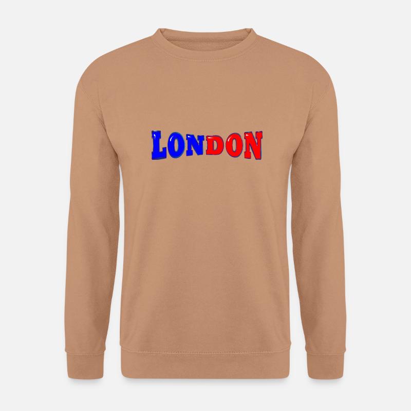 LON DON VERZERRUNG - Unisex Pullover - Mocca