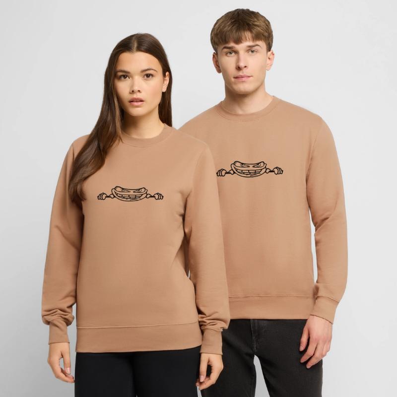 hide frame text write wall wall meme g Unisex Sweatshirt